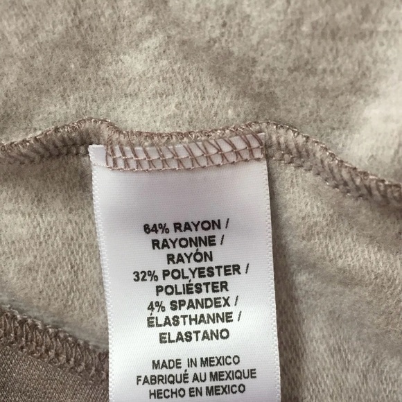 Bobeau Women’s Beige Lace Up Neck Knit Top Sz M Preloved - Picture 4 of 4